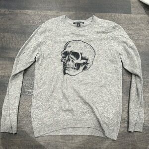 Autumn cashmere skull sweater